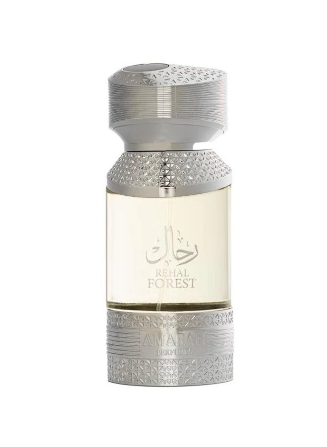 أمارة للعطور أماره للعطور رحال فورست أو دو بارفان 100 مل عطر للجنسين طويل الثبات بخاخ فاخر بنفحات خشبية أروماتك وعنبر وبخور مناسب للاستخدام اليومي والسهرات والمناسبات الرسمية - Image 2
